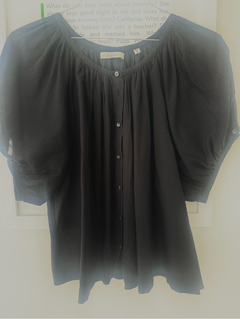 Black Doen June Top